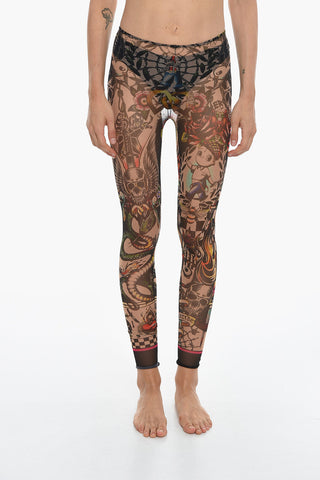 See Through TATTOED Leggings