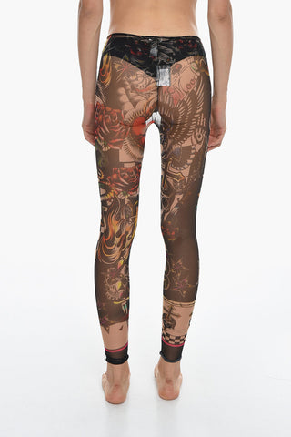 See Through TATTOED Leggings