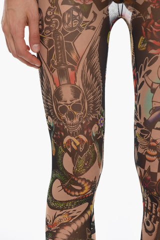 See Through TATTOED Leggings