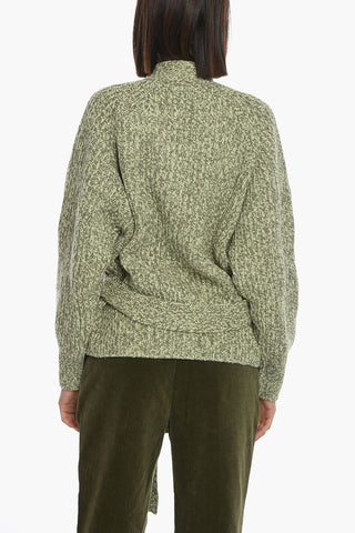 Cardigan Chunky in Lana con Cintura