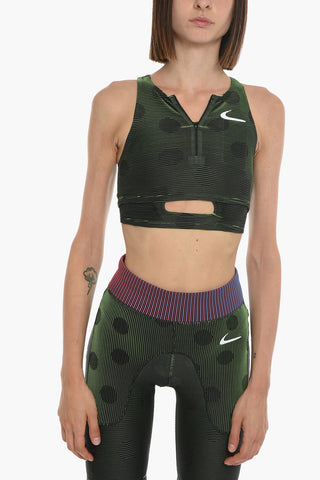 NIKE Active Double-Layer Striped Top