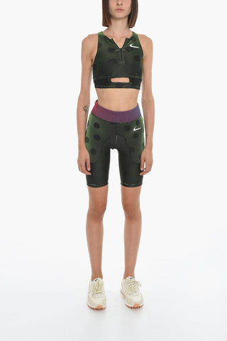 NIKE Active Double-Layer Striped Top