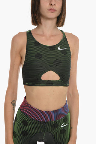 NIKE Active Double-Layer Striped Top
