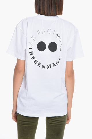 Organic Cotton Crew-Neck T-shirt with Frontal Print