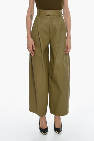 Pantaloni a 2 Pinces SEMIPLONGE in Pelle