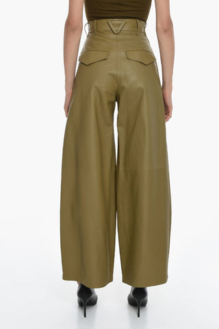 Pantaloni a 2 Pinces SEMIPLONGE in Pelle