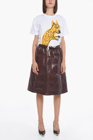 Padded Skirt with Drawstring