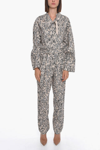 ETOILE Compact-cotton KENDRA Overall with Long sleeves