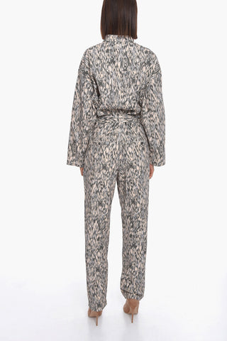 ETOILE Compact-cotton KENDRA Overall with Long sleeves