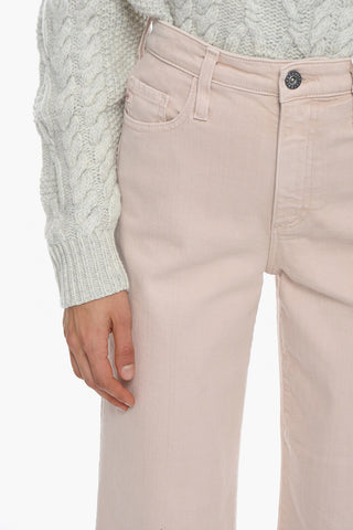 High-Waisted Wide Leg THE ETTA Cropped Jeans 25cm
