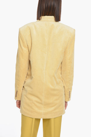 Blazer Doppiopetto HANEVA in Velour a Coste