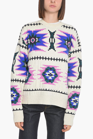 ETOILE Jacquard MALDEN Crewneck Sweater