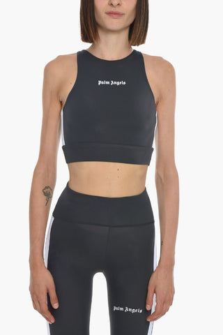 Active Cropped Top with Side Bands