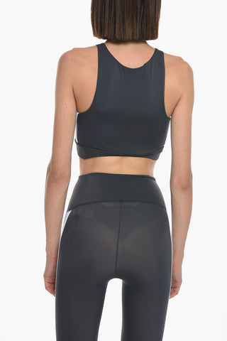 Active Cropped Top with Side Bands