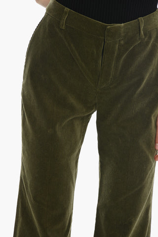 Corduroy Trousers with Wide Leg