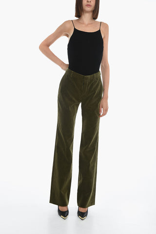 Corduroy Trousers with Wide Leg