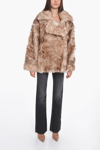 Shearling JORDAN Jacket with Soft-leather details