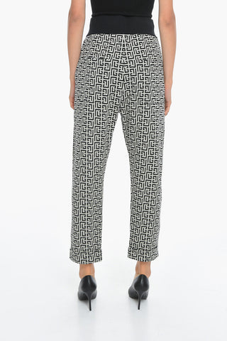 Pantaloni Jogger in Jacquard Monogram