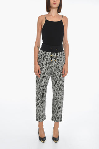 Pantaloni Jogger in Jacquard Monogram