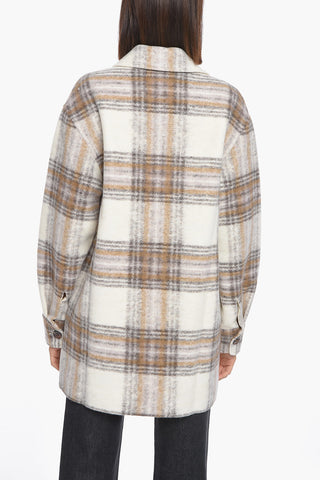 Tartan Patterned ROSALIE Pile Oveshirt