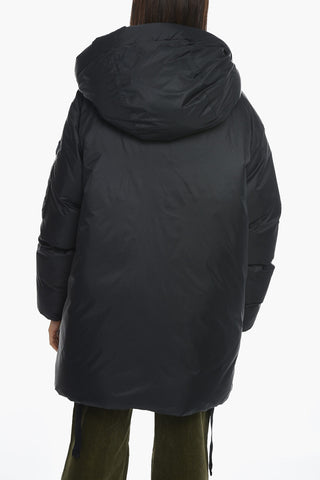 Giubbotto Puffer Imbottito con Cappuccio