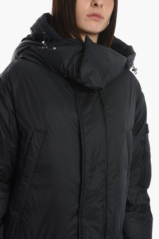 Giubbotto Puffer Imbottito con Cappuccio