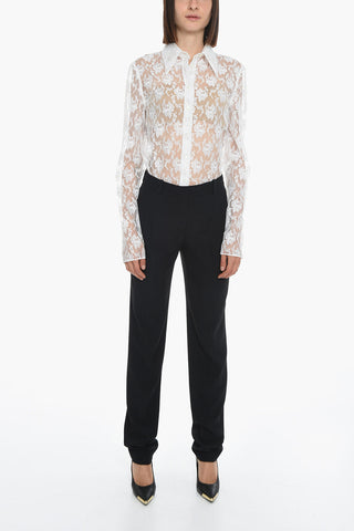 Pantaloni Sartoriali in Misto Viscosa