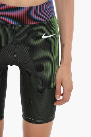 NIKE Gestreifte Active-Biker-Shorts