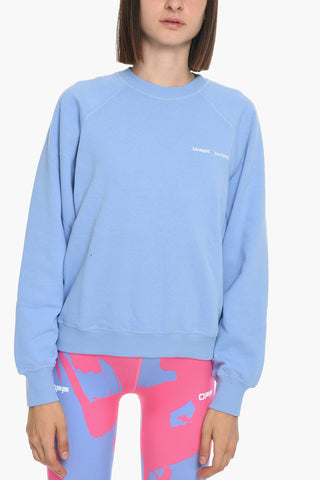 Crew Neck GITTA Fleece Cotton Sweatshirt