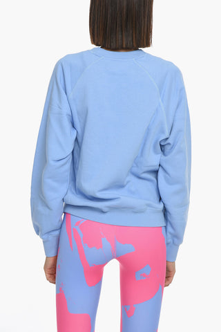 Crew Neck GITTA Fleece Cotton Sweatshirt