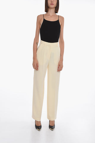 Bouclé-textured LANAI Tailored Pants with High Waist