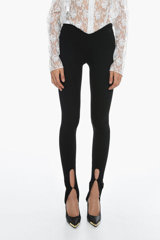 V-Cut Stirrup Leggings