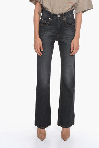 ETOILE Stone-washed BELVIRA Flared Denims with Mid Waist