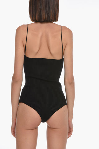 Ribbed LOURDER Stretchy Bodysuit Top