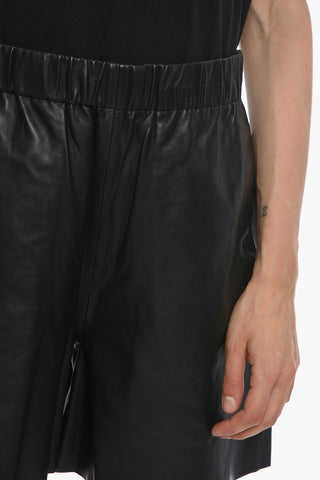 Leather DEBBIE Shorts with 2 Pockets