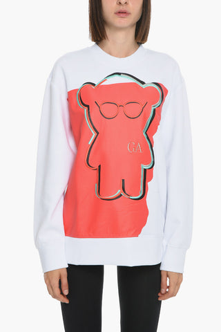 EMPORIO MANGA BEAR Printed Sweatshirt with Embroidered Logo