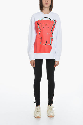 EMPORIO MANGA BEAR Printed Sweatshirt with Embroidered Logo