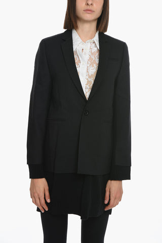 JUN TAKAHASHI Knitted Detail Wool Blazer