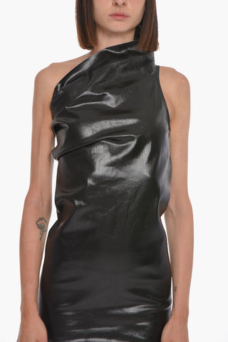 EDFU Coated-cotton ATHENA One-shoulder with Cut-out Details