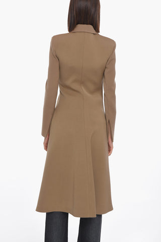 Cappotto Doppiopetto in Lana Stretch