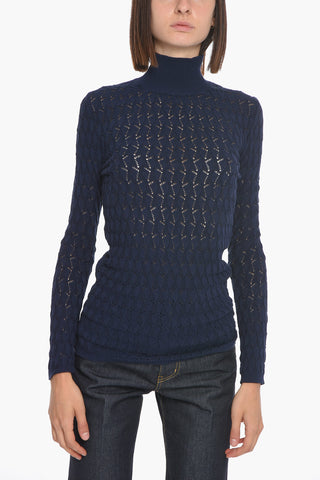 Maglia Dolcevita Traforata