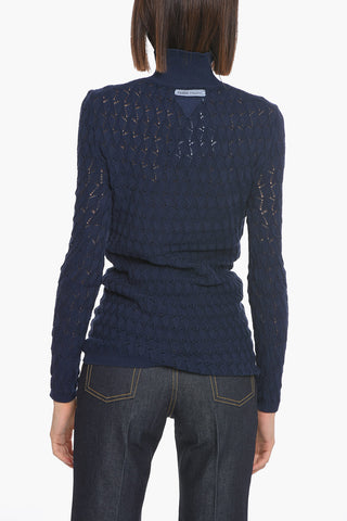 Maglia Dolcevita Traforata