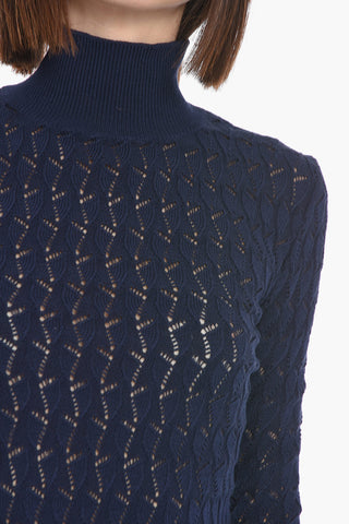 Maglia Dolcevita Traforata