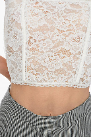 Top Corsetto O-LOVER in Pizzo