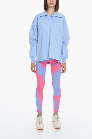 Polo Neck INGRID Cotton Sweatshirt