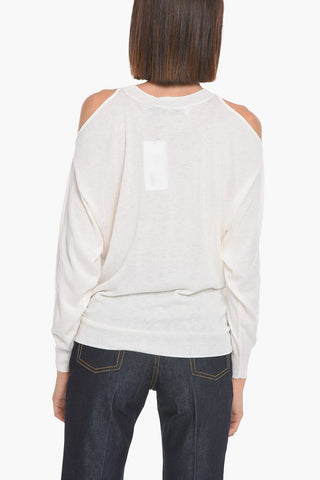 Silk-blend PARISY Sweater with Cut Out Detail