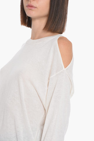 Silk-blend PARISY Sweater with Cut Out Detail