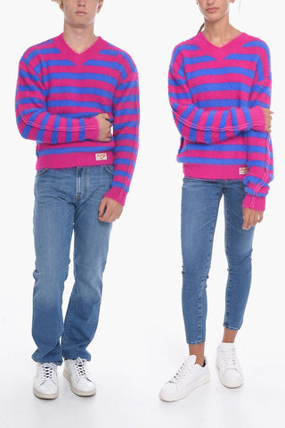 Maglia Fuzzy UNISEX a Righe Bicolore