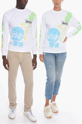 Printed Long Sleeve UNISEX Crew-neck T-Shirt