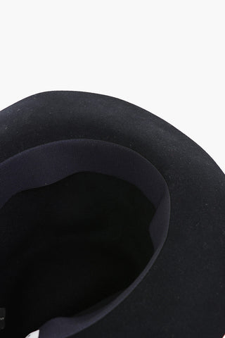 Felt DIGESTIVO Hat With Leather Details